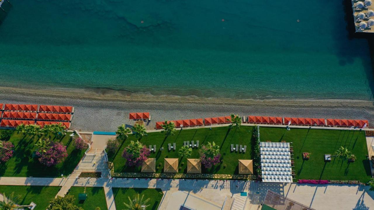 Hotel Aqi Hydros Club à Kemer Extérieur photo Aerial view of the beach