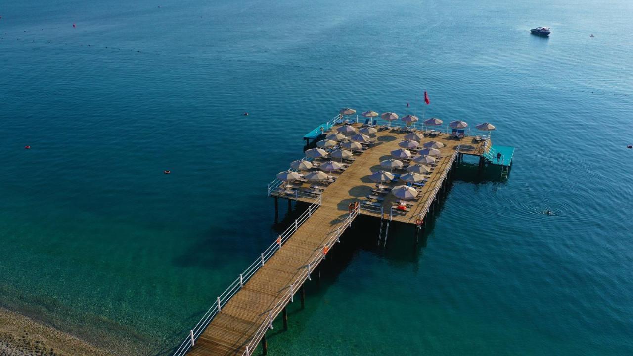 Hotel Aqi Hydros Club à Kemer Extérieur photo The pier at the Dead Sea